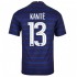 Camisola França Kante 13 Equipamento Primeiro Euro 2020 Manga Curta